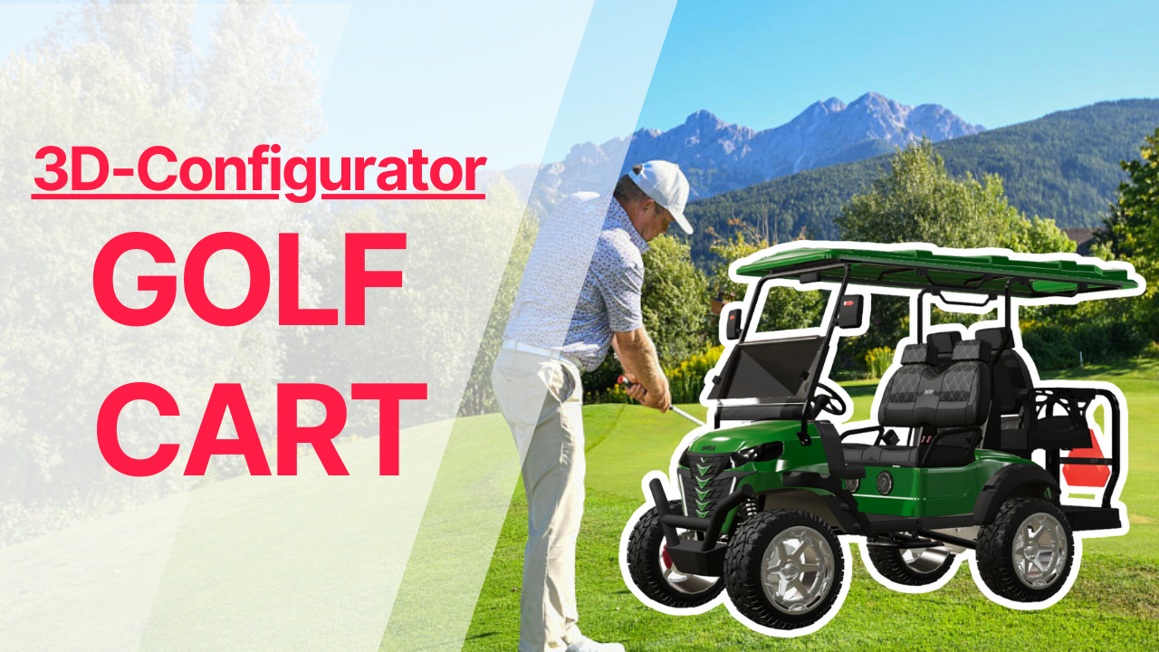 Powerful 3D Configurator for Golf Carts